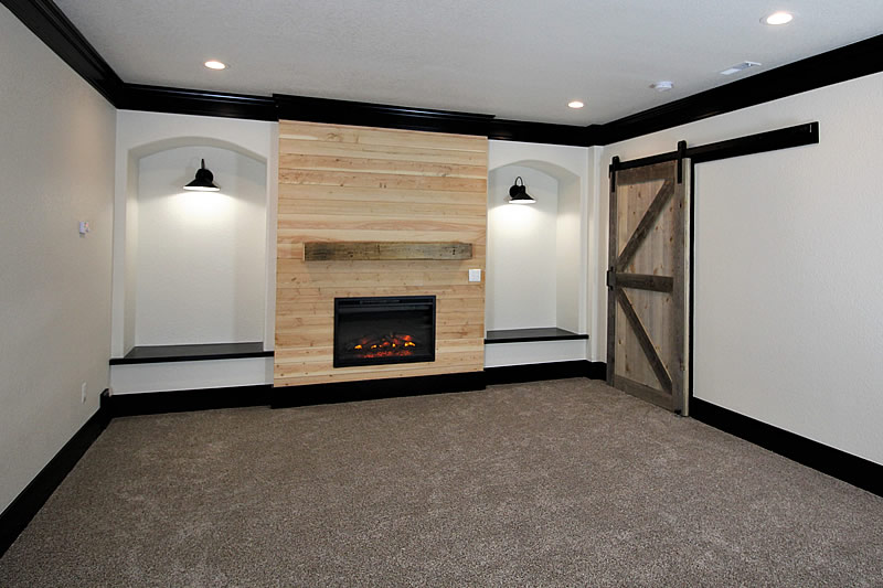 Fireplace Insert with Seating