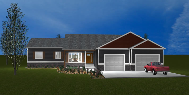 House Front Rendering