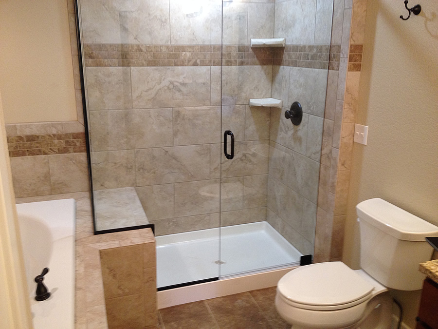 Split shower & tub